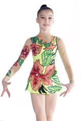 lemon bright yellow leotard, olynstone one of the best creation.